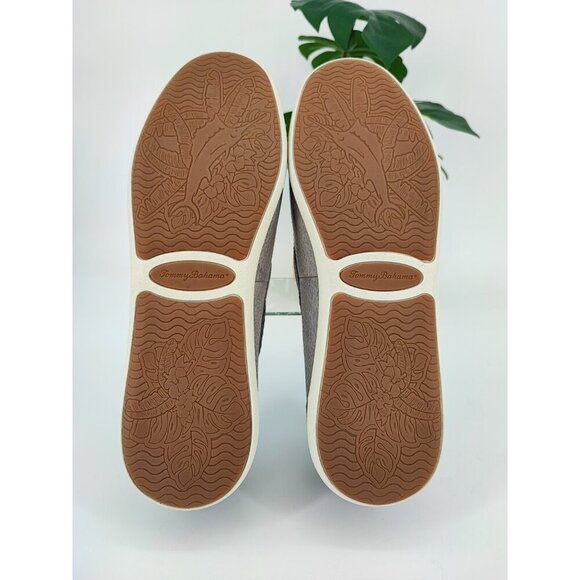 Tommy Bahama Men's Thackery Gray Leather Slip-On Shoes Size 9 US - Picture 7 of 9